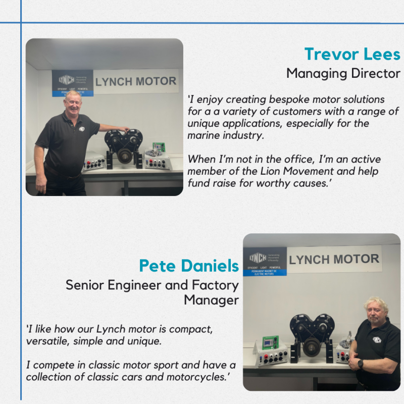 Meet the team Lynch Motor Company Trevor Lees and Pete Daniels