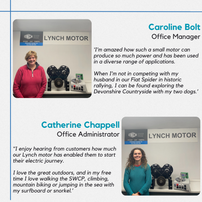 Meet the team Lynch Motor Company Caroline Bolt and Catherine Chappell